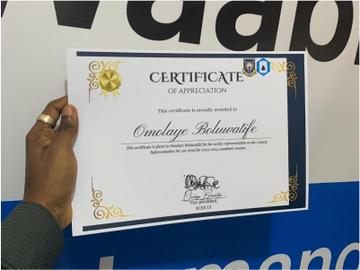 Certificates