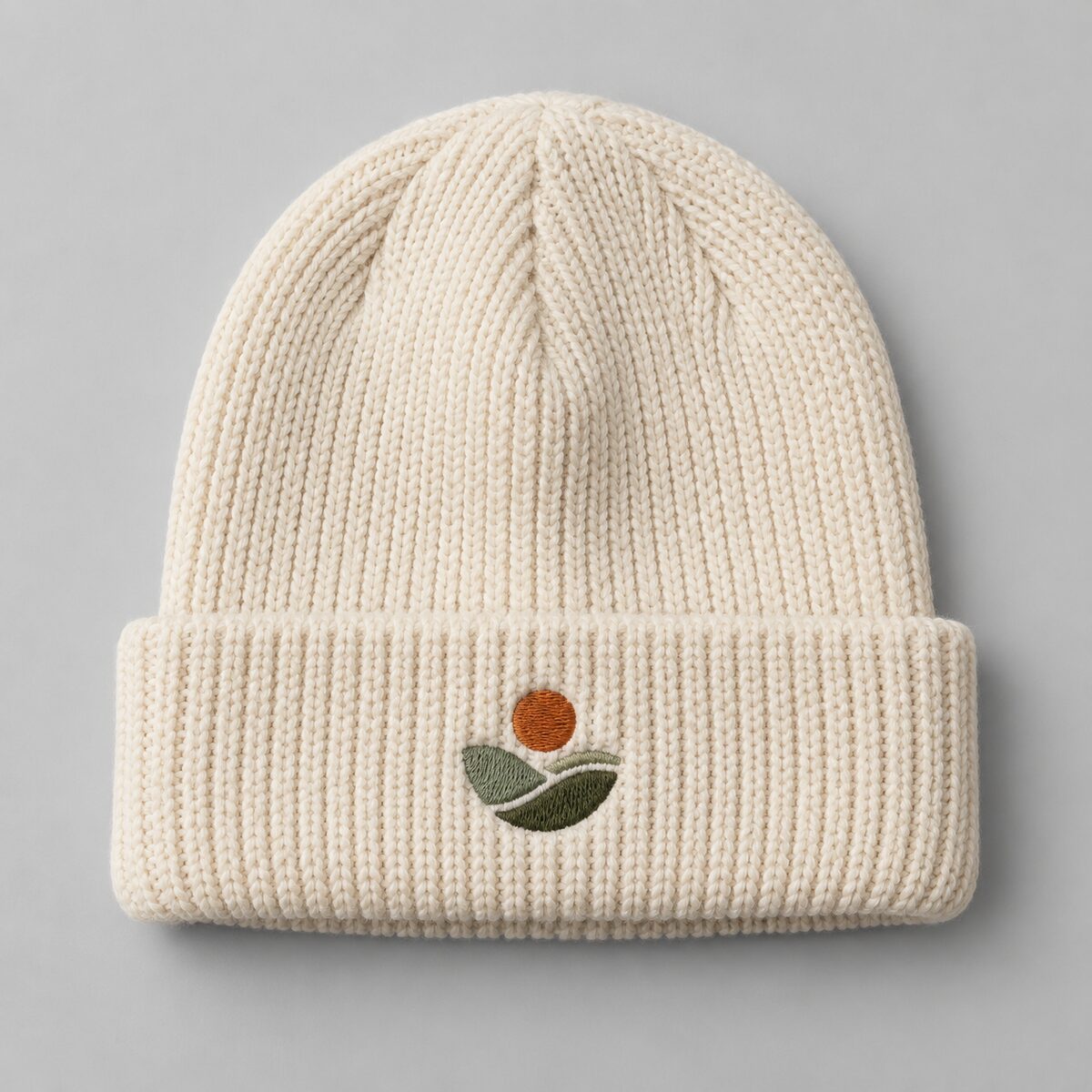 Custom embroidered beanie by Waaprint