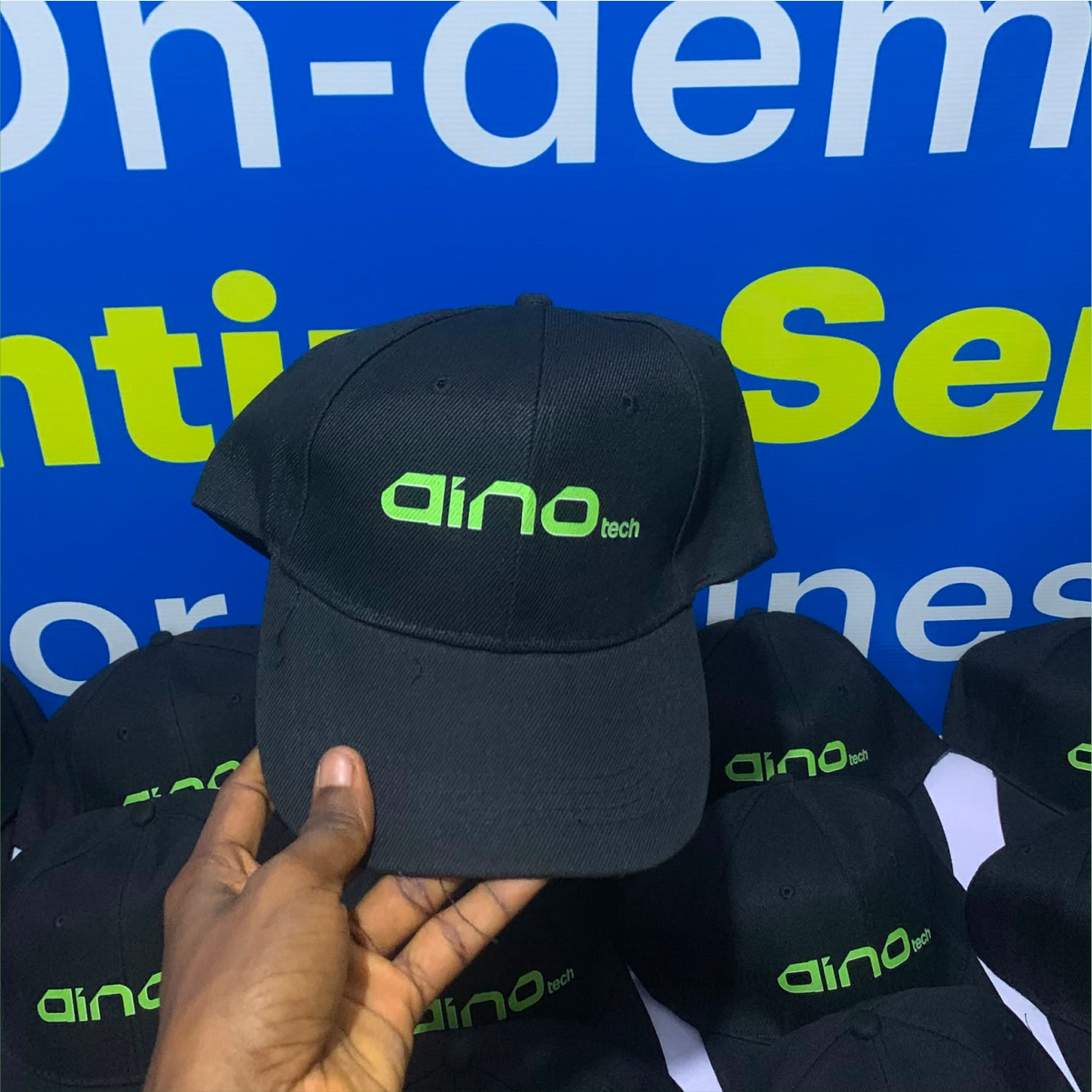 Net cap branding by Waaprint
