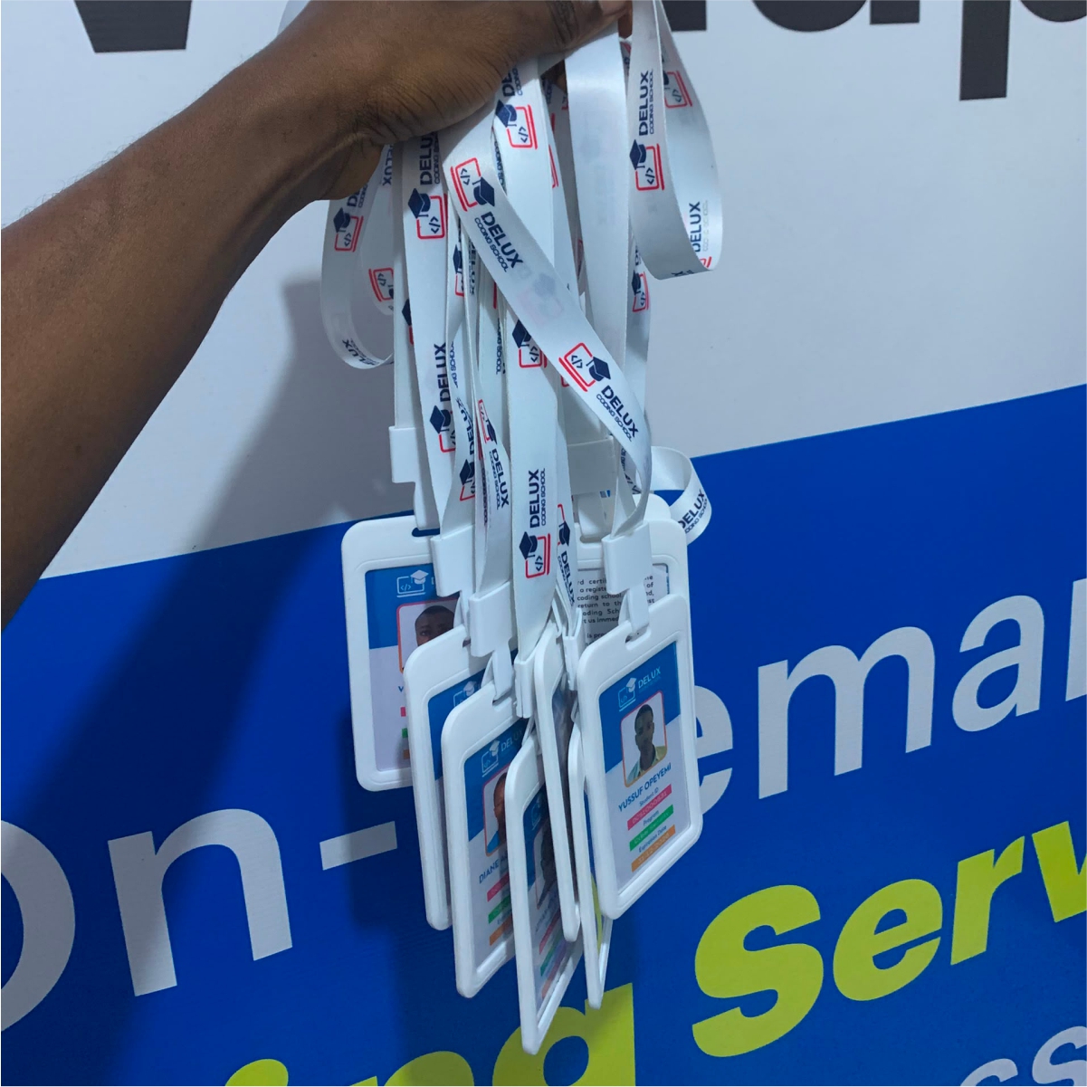 Custom PVC ID cards printed by Waaprint