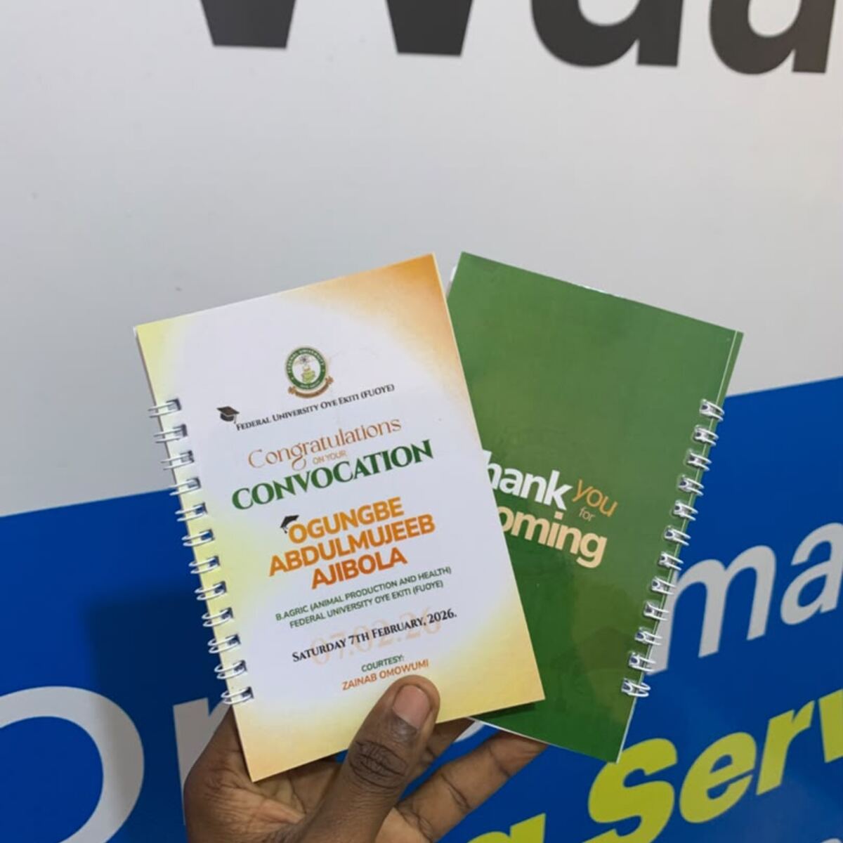 Custom branded jotters printed by Waaprint