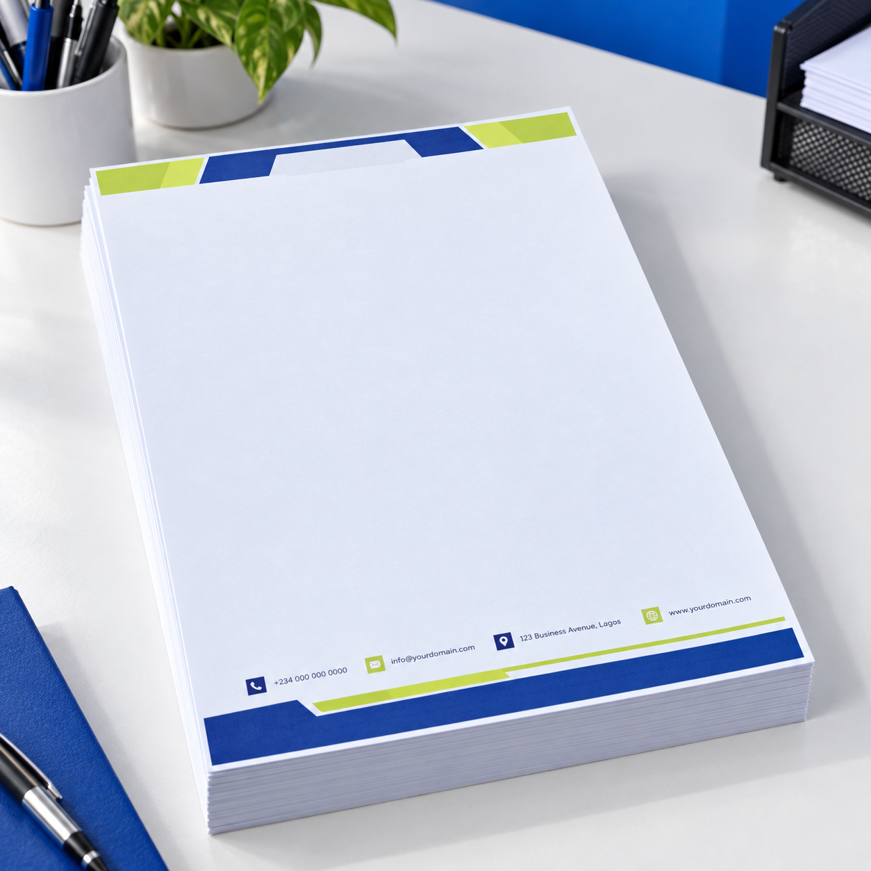 Letterhead stack