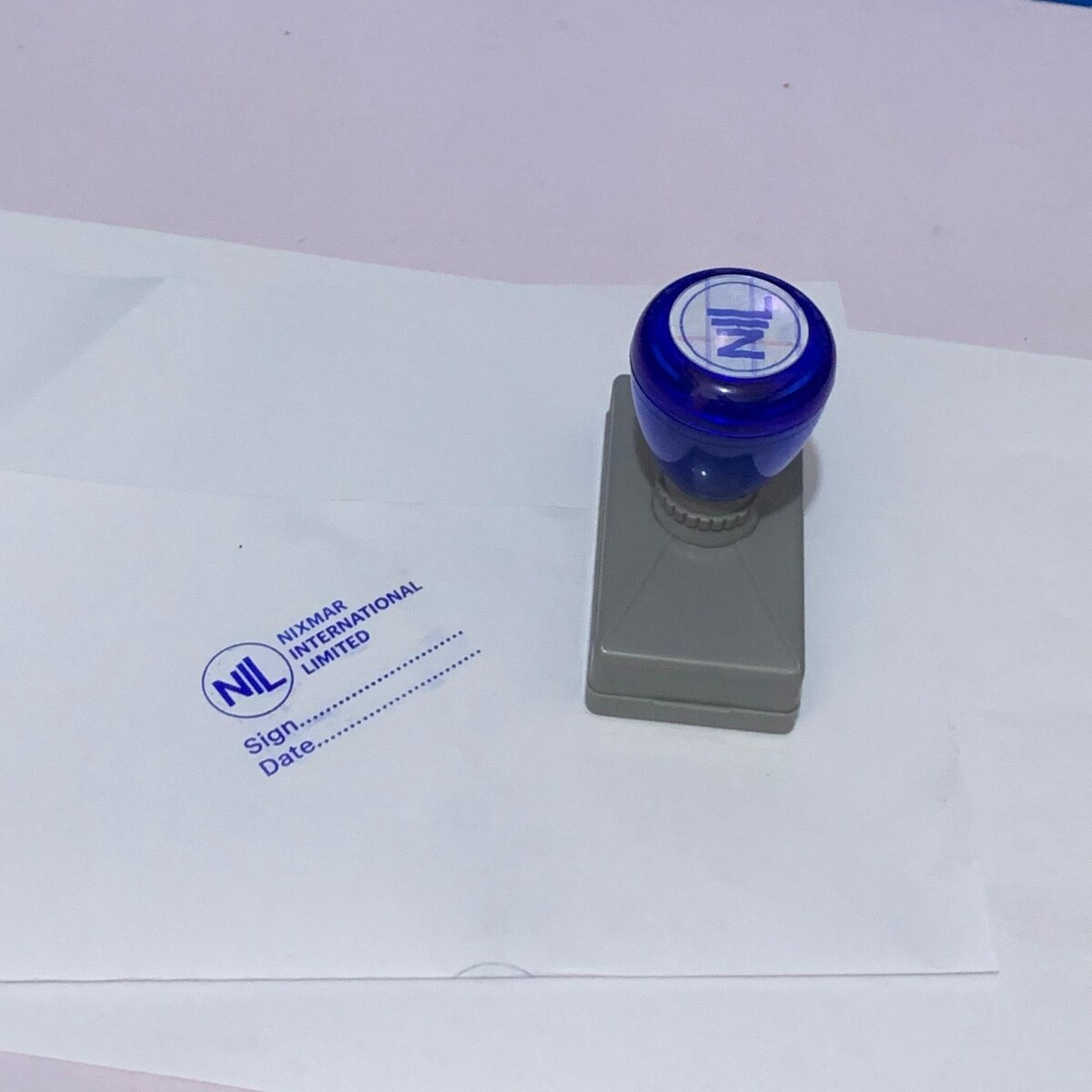 Custom business stamp by Waaprint
