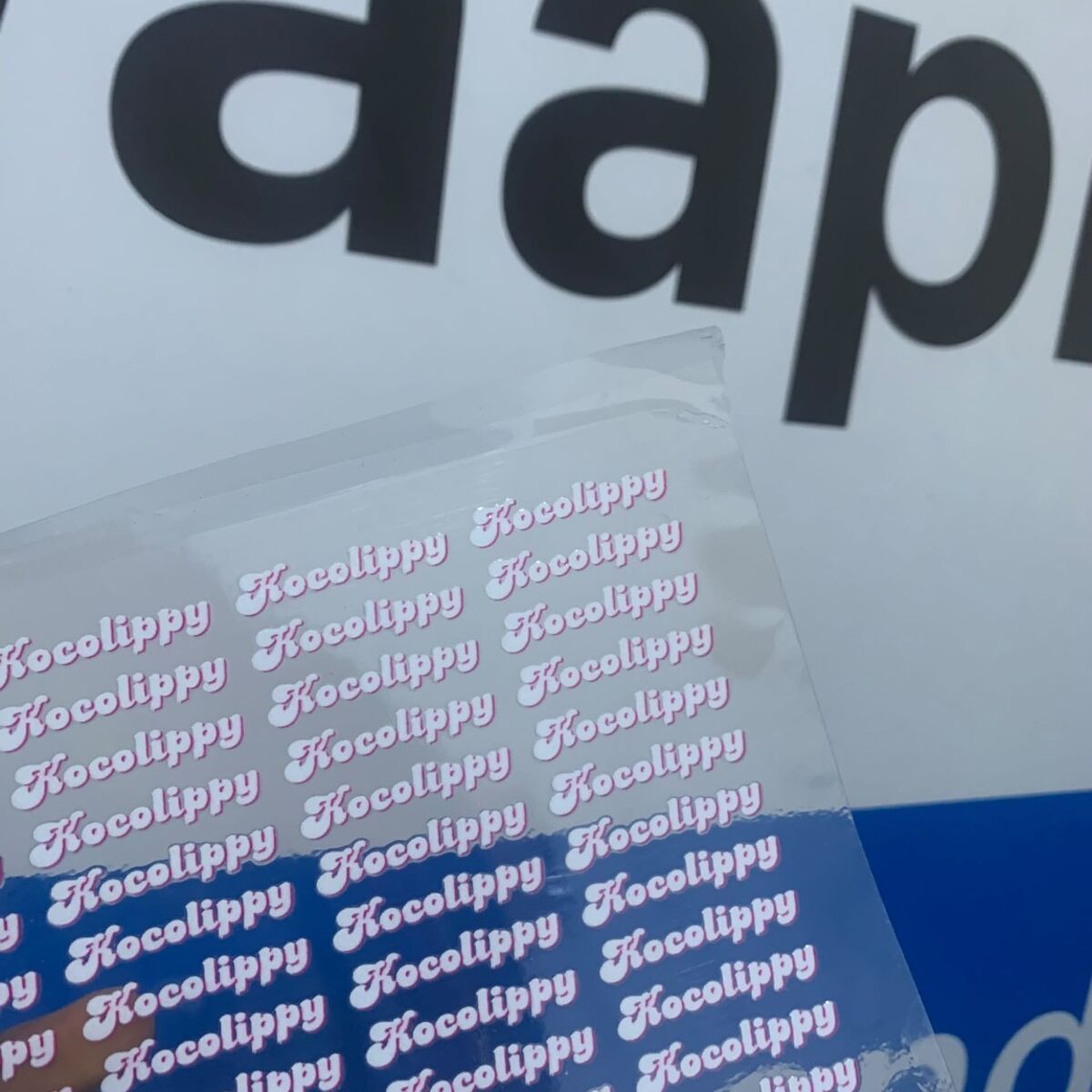 UV printed clear labels by Waaprint